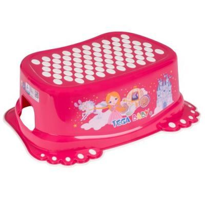 TEGA BABY Podnóżek antypoślizgowy KSIĘŻNICZKA różowy, 1szt.