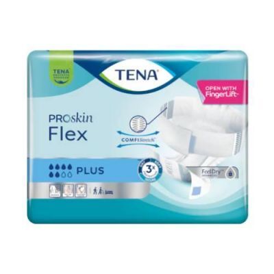 TENA FLEX ProSkin Plus S Pieluchomajtki z pasem mocującym, 30szt.