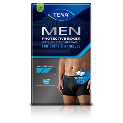 Tena Men Protective Boxer XL Wielorazowe bokserki absorbujące, 1 szt.