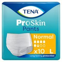 TENA PANTS PROSKIN NORMAL Majtki chłonne rozmiar L 10 sztuk NEW