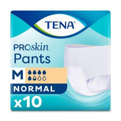 TENA PANTS PROSKIN NORMAL Majtki chłonne rozmiar M 10 sztuk NEW