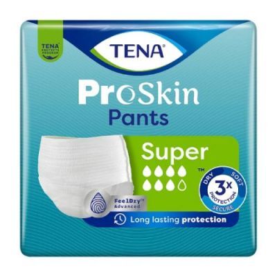 TENA PANTS ProSkin Super Majtki chłonne L, 12 szt.