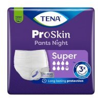 TENA PANTS PROSKIN SUPER NIGHT Majtki chłonne rozmiar M 30 sztuk NEW