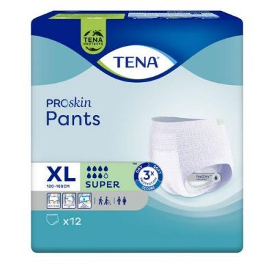 TENA Pants ProSkin Super XL, 12 szt - pieluchomajtki