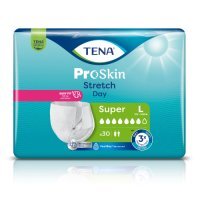 Tena ProSkin Stretch Day Pieluchomajtki elastyczne Super L, 30 szt.