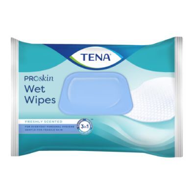 TENA ProSkin Wet Wipes Chusteczki nawilżane 3w1, 48 szt.