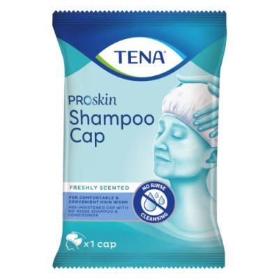TENA SHAMPOO CAP Czepek do mycia włosów bez użycia wody