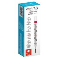 TERMOMETR BEZRTĘCIOWY KLASYCZNY Etui z efektem lupy CONTROLY