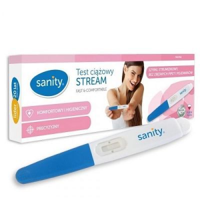 Test ciążowy STREAM strumieniowy 1 sztuka SANITY