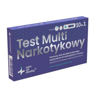 SAM SIĘ ZBADAJ Test Multinarkotykowy 10w1, 1szt.