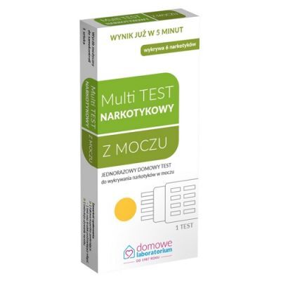 TEST Multi narkotykowy do wykrywania 10 narkotyków w moczu SamSięZbadaj.pl