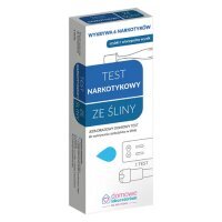 TEST NARKOTYKOWY ze śliny 1 sztuka DOMOWE LABORATORIUM