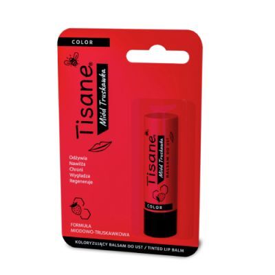 Tisane Color Miód Truskawka Koloryzujący balsam do ust, 5,1 g