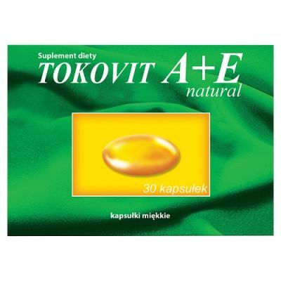 Tokovit A+E Natural, 30 kaps.