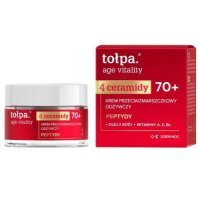 Tołpa Age Vitality 4 Ceramidy Krem do twarzy przeciwzmarszczkowy, odżywczy 70+, 50 ml