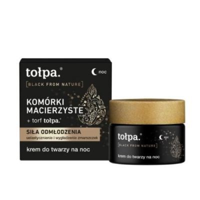 TOŁPA Black From Nature Krem do twarzy na noc, 50ml