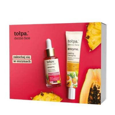 Tołpa Dermo Face Enzyme Zestaw Serum killer zaskórników, 30 ml + Peeling 3 enzymy, 40 ml