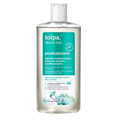 TOŁPA DERMO HAIR PRZETŁUSZCZANIE głęboko oczyszczający szampon przeciw przetłuszczaniu 250 ml