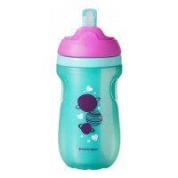 Tommee Tippee Bidon ze słomką 12m+, 260ml Girl