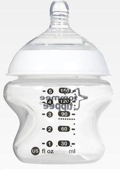 TOMMEE TIPPEE CTN butelka do karmienia ze smoczkiem o wolnym przepływie 150 ml 1 sztuka (4002)