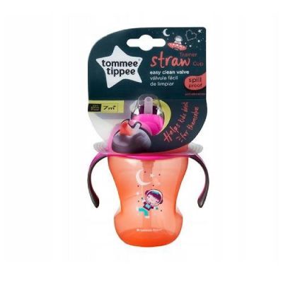 Tommee Tippee Kubek niekapek ze słomką 230ml, 7m+