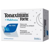 TONAXINUM FORTE + Melatonina na noc 60 tabletek