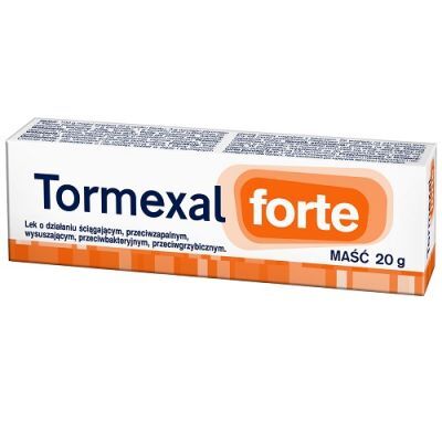TORMEXAL FORTE (TORMENTILE FORTE) maść 20 g przeciwzapalna, ściągająca