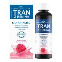 DOMOWA APTECZKA Tran z rekina grenlandzkiego o smaku malinowym, 250ml