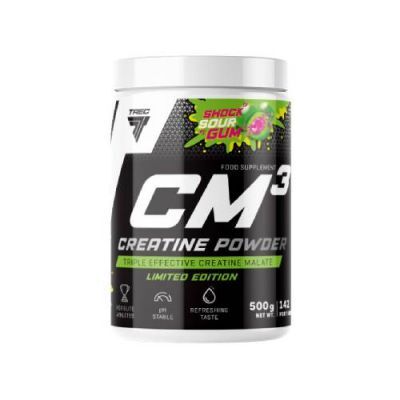 Trec CM3 Powder Jabłczan Kreatyny o smaku kwaśnej gumy, 500 g