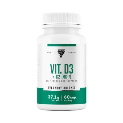 Trec Vitality Vit. D3 + K2 MK-7, 60 kaps.