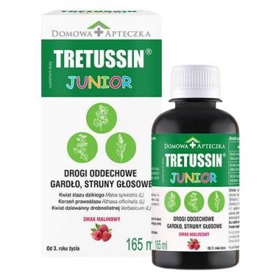 Tretussin Junior smak malinowy, 165ml