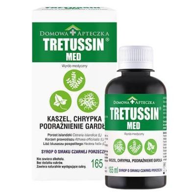 Tretussin Med Syrop o smaku czarnej porzeczki, 165ml