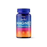 Triggy Żelki Magnez + Witamina B6 o smaku malinowym, 60 szt.
