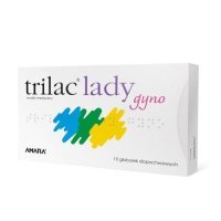 Trilac Lady Gyno, 10 globulek dopochwowych KRÓTKA DATA 30.11.2025