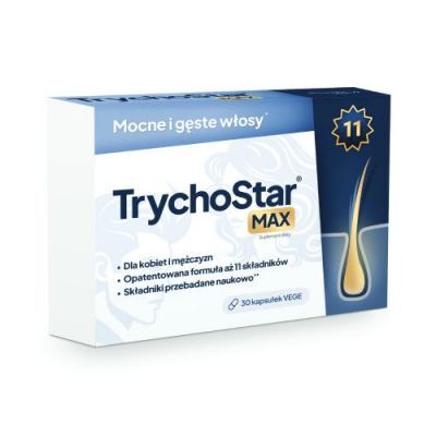 TrychoStar Max kapsułki wegetariańskie 30 kaps.