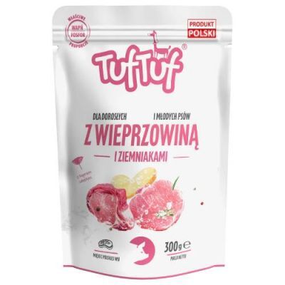 TufTuf Mokra karma dla psa Wieprzowina z ziemniakiem (dorosły/szczeniak), 300 g