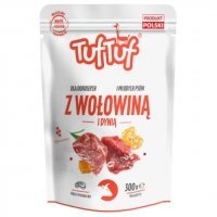 TufTuf Mokra karma dla psa Wołowina z dynią (dorosły/szczeniak), 300 g