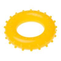 Tullo Nefi Ringo gumowe małe, zabawka dla psa 10,5 cm żółta