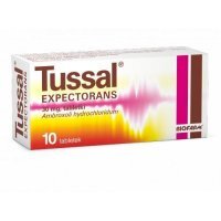 Tussal Expectorans 30mg, 10tabl. KRÓTKA DATA 31.07.2026