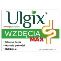 ULGIX WZDĘCIA MAX 30 kapsułek na wzdęcia