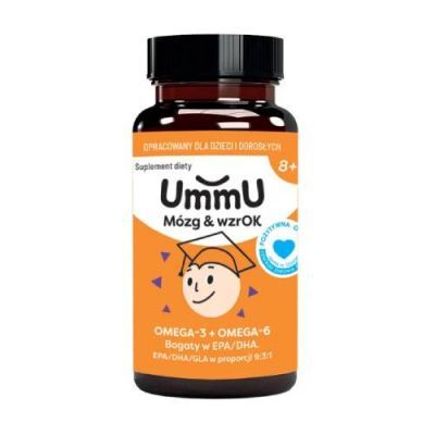 UmmU Mózg & wzrOK 8+, 120 kaps.