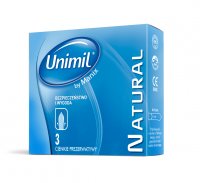 UNIMIL NATURAL Prezerwatywy  3 sztuki