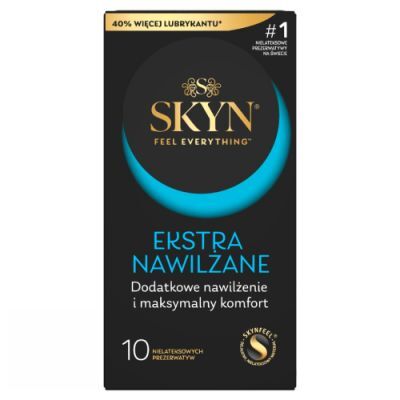 UNIMIL SKYN EXTRA NAWILŻANE Prezerwatywy 10 sztuk