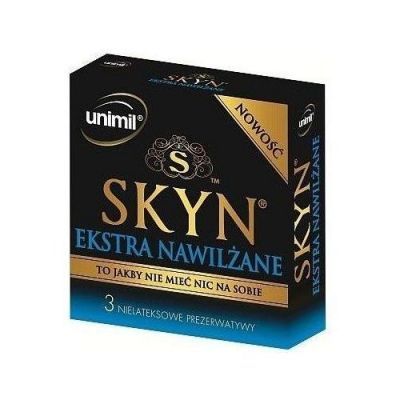 UNIMIL SKYN EXTRA NAWILŻANE Prezerwatywy  3 sztuki