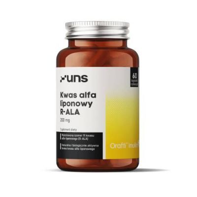 UNS Kwas Alfa-Liponowy R-ALA, 60 kaps.