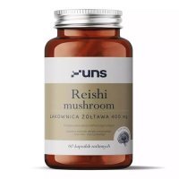UNS Reishi Mushroom Lakownica Żółtawa 400 mg, 60 kaps.