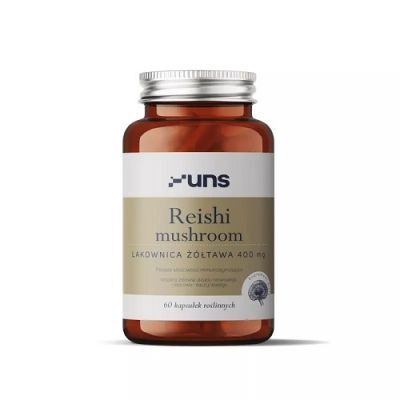 UNS Reishi Mushroom Lakownica Żółtawa 400 Mg 60 kapsułek