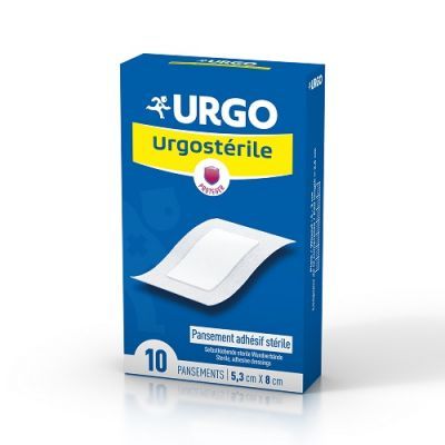 URGO Urgosterile opatrunek 5,3 cm x 8 cm 10 plastrów