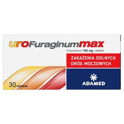 UROFURAGINUM MAX 100 mg 30 tabl. infekcja, zapalenie pęcherza