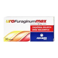 UROFURAGINUM MAX 100 mg 30 tab,infekcja,zapalenie pęcherza